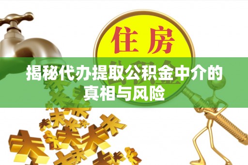 隰县揭秘代办提取公积金中介的真相与风险